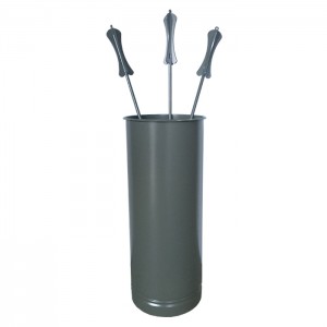 Каминный набор Вулкан VKN011-R7010, серый
