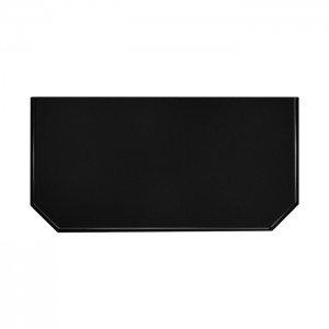 Предтопочный лист Вулкан VPL063-R9005, 400х800, черный