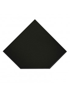 Предтопочный лист Вулкан VPL021-R9005, 1100х1100, черный