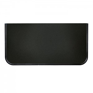 Предтопочный лист Вулкан VPL073-R9005, 400х600, черный