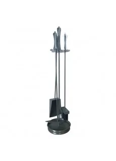 Каминный набор Вулкан VKN021-R7010, серый