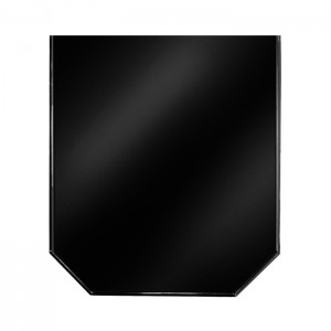 Предтопочный лист Вулкан VPL061-R9005, 900х800, черный