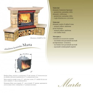 Каминная облицовка Jabo Marmi MARTA NS