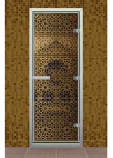 Дверь для турецкой бани серия стандарт "Касабланка"