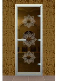 Дверь для турецкой бани серия стандарт "Жасмин"