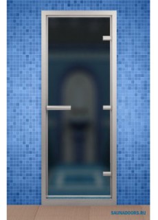 Дверь для турецкой бани, серия стандарт, стекло сатин