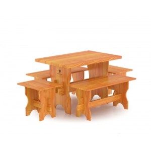 Комплект мебели Bentwood на 6 чел. из лиственницы натуральной