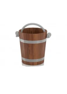 Ведро для бани BentWood 15 л из лиственницы мореной