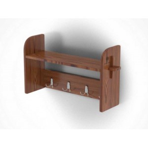 Вешалка для бани Bentwood 0,86х0,23х0,45 из лиственницы мореной