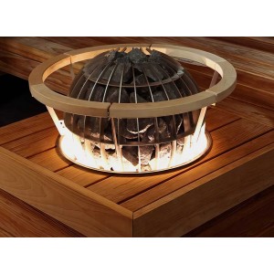 Монтажный фланец Harvia Cilindro HPC2L, с подсветкой