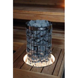 Монтажный фланец Harvia Cilindro HPC2L, с подсветкой
