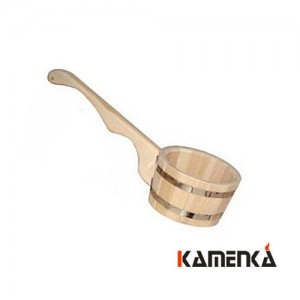 Ковш-черпак Каменка 0,6л с горизонтальной ручкой МЧ-1 липа