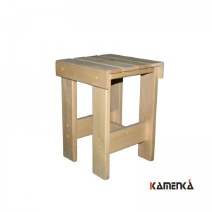 Табурет для бани Каменка малый осина