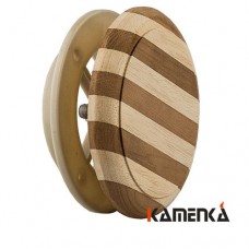 Клапан тарельчатый Каменка 100 мм комбинированная древесина (Zebra)