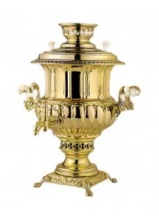 Самовар (C.2002/3) угольный 5л латунь