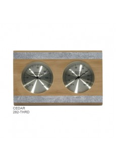 Термогигрометр Sawo 282-THRD, кедр