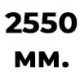2550 мм  +% 37.88 