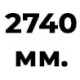 2740 мм  +% 28.64 
