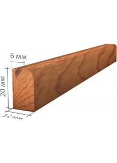 Планка Кедр 20x12 мм
