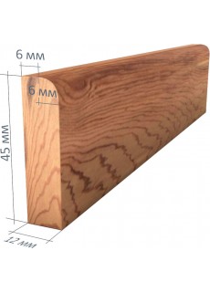 Плинтус Кедр 45x12 мм