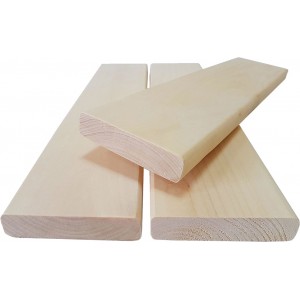 Полок Липа 25x120 мм, Сорт Экстра (длина 2-3 м)