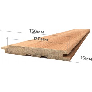 Вагонка Ольха 15x130 мм, Сорт А (длина 1.8-3 м)