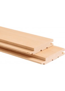 Вагонка Ольха 15x120 мм, Евро, Сорт А, STS (длина 1-3.2 м)
