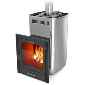 Дровяная печь для бани ТМФ Калина 2 Inox нерж.конвектор, ПРА