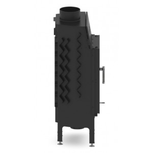 Топка Hitze ALBERO 9 kW AL9S.V-D - одинарное стекло + декор шелкография по периметру