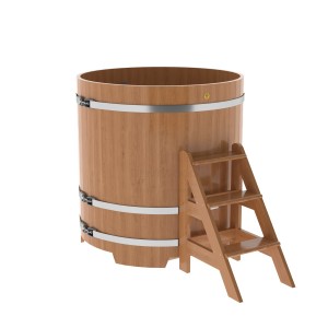 Купель для бани Bentwood круглая, d=1.17x1.2 м из дуба натурального