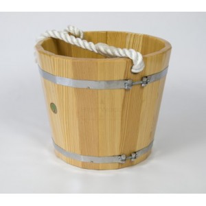 Ведро для бани BentWood 15 л из лиственницы натуральной