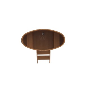 Купель для бани Bentwood овальная, 0,69х1,31х1 м из дуба натурального
