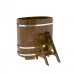 Купель для бани Bentwood овальная, 0,76х1,16х1.2 м из лиственницы мореной премиум