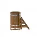 Купель для бани Bentwood овальная, 0,76х1,16х1.2 м из лиственницы мореной премиум