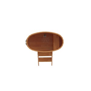 Купель для бани Bentwood овальная, 0,59х1,06х1 м из сращенных ламелей лиственницы