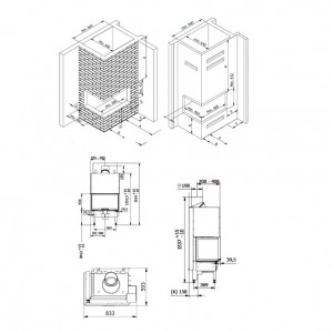 Каминная топка RAIS Visio 2