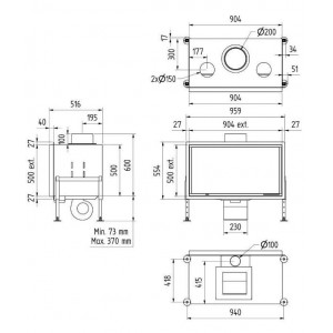 Топка M-Design Venus 850 Green Plus (Венус 850 Грин Плюс)