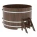 Купель для бани Bentwood круглая, d=1.50x1.1 м из дуба мореного