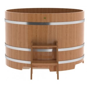 Купель для бани Bentwood круглая, d=1.50x1.1 м из дуба натурального