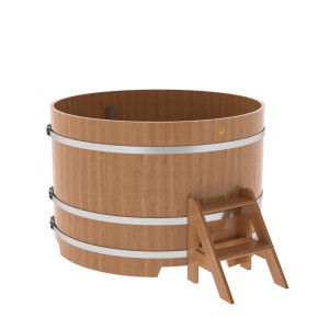 Купель для бани Bentwood круглая, d=1.50x1 м из дуба натурального