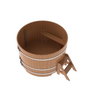 Купель для бани Bentwood круглая, d=1.50x1 м из дуба натурального