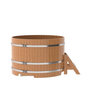 Купель для бани Bentwood круглая, d=1.50x1 м из дуба натурального