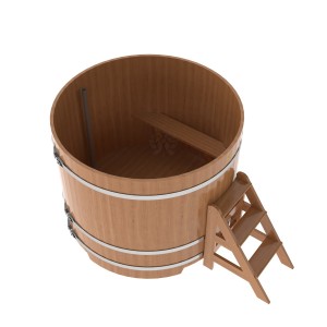 Купель для бани Bentwood круглая, d=1.50x1.4 м из дуба натурального