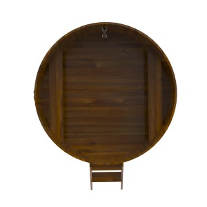 Купель для бани Bentwood круглая, d=1.8x1 м из лиственницы мореной премиум