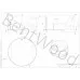 Купель для бани Bentwood круглая, d=1.80x1.1 м из лиственницы мореной премиум