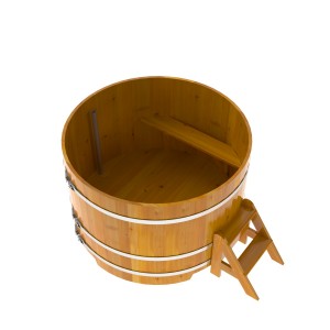 Купель для бани Bentwood круглая, d=1.50x1 м из лиственницы натуральной премиум