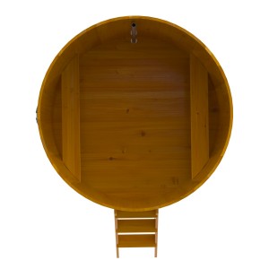 Купель для бани Bentwood круглая, d=1.80x1.4 м из лиственницы натуральной премиум