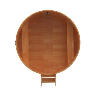 Купель для бани Bentwood круглая, d=1.80x1.1 м из сращенных ламелей лиственницы