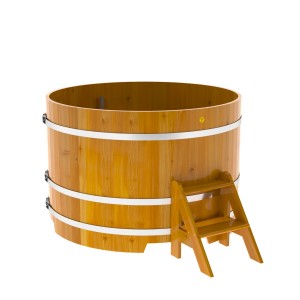 Купель для бани Bentwood круглая, d=1.50x1 м из лиственницы натуральной премиум
