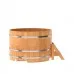Купель для бани Bentwood круглая, d=1.50x1.0 м из сращенных ламелей лиственницы